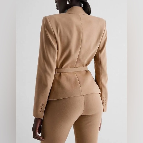 EXPRESS Double-Breasted Belted Blazer Jacket NWT - Picture 3 of 14